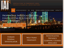 Tablet Screenshot of investigativeassociates.com